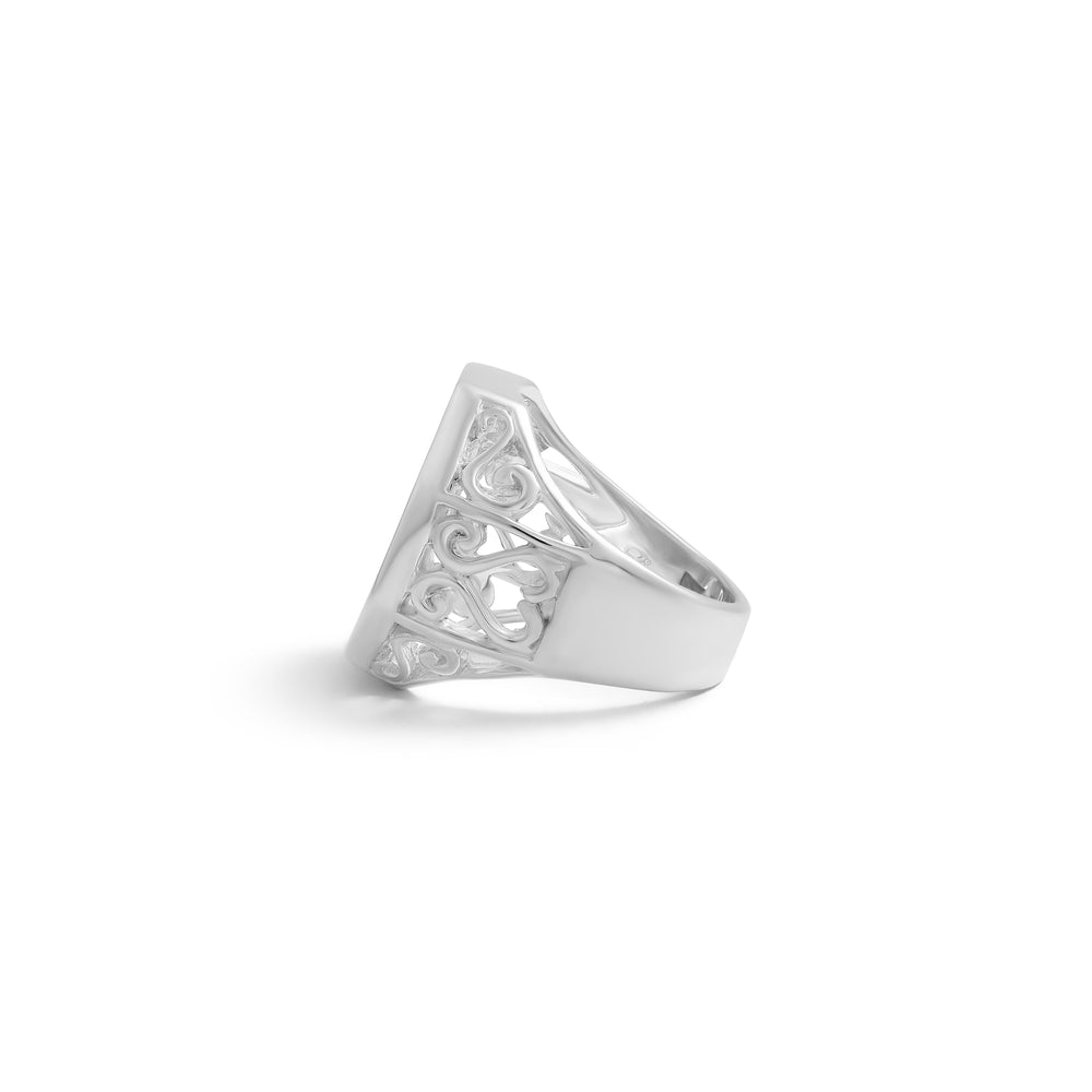 Mother of Pearl Sovereign Ring