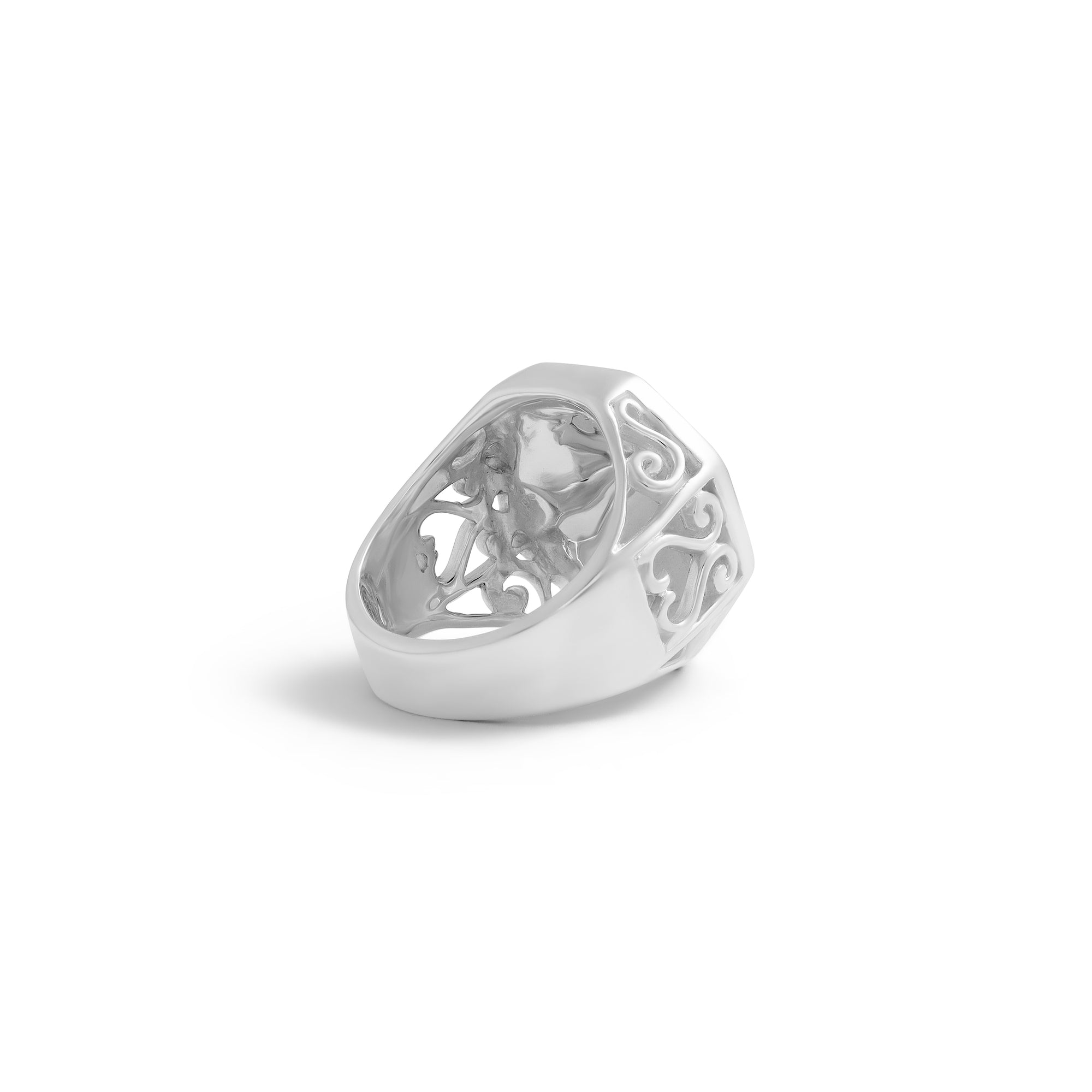Mother of Pearl Sovereign Ring