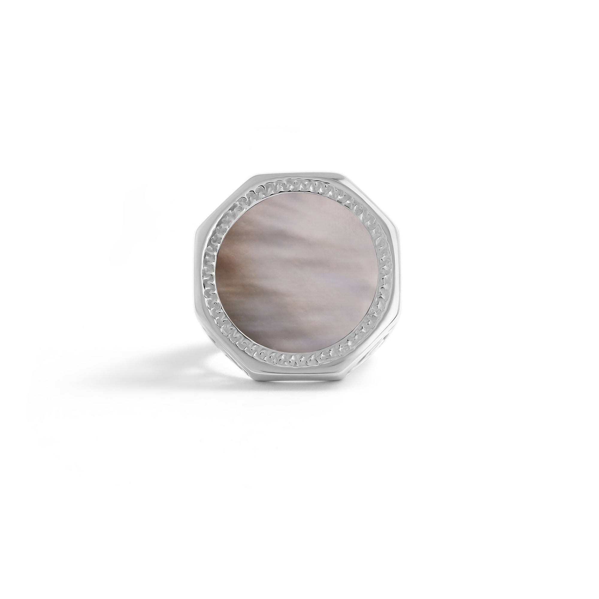 Mother of Pearl Sovereign Ring - Large